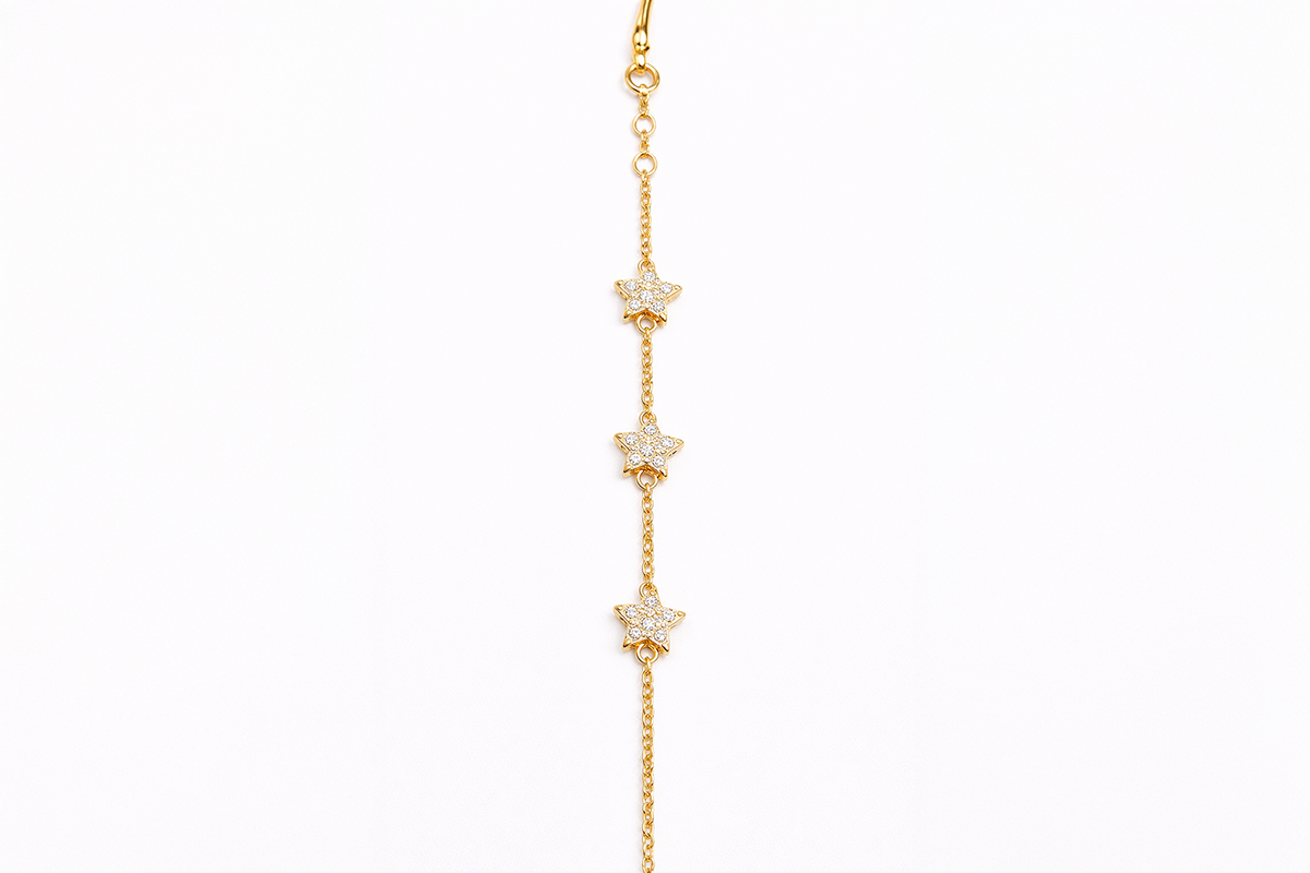 Star Link Diamond Bracelet