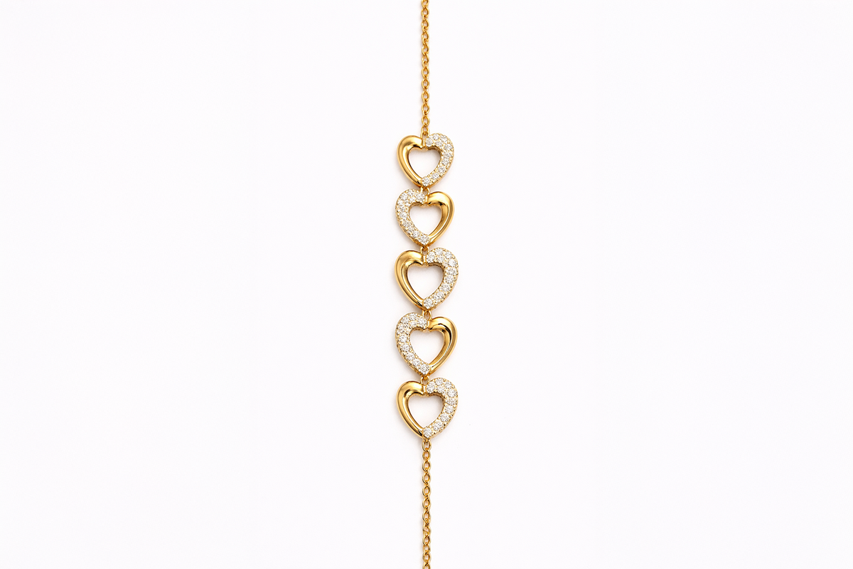 Diamond Star Link Bracelet