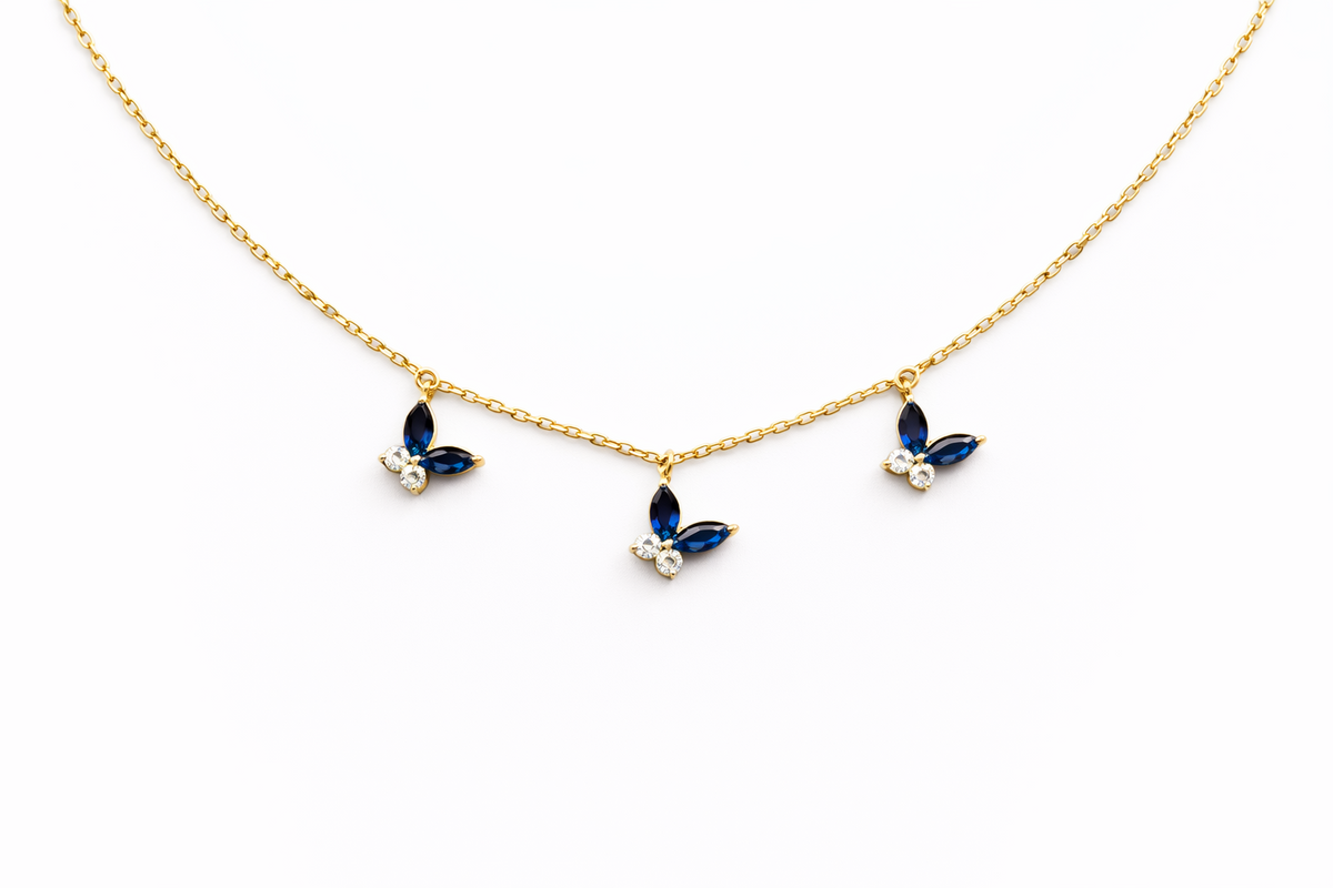 Multi-Stone Diamond Pendant Necklace