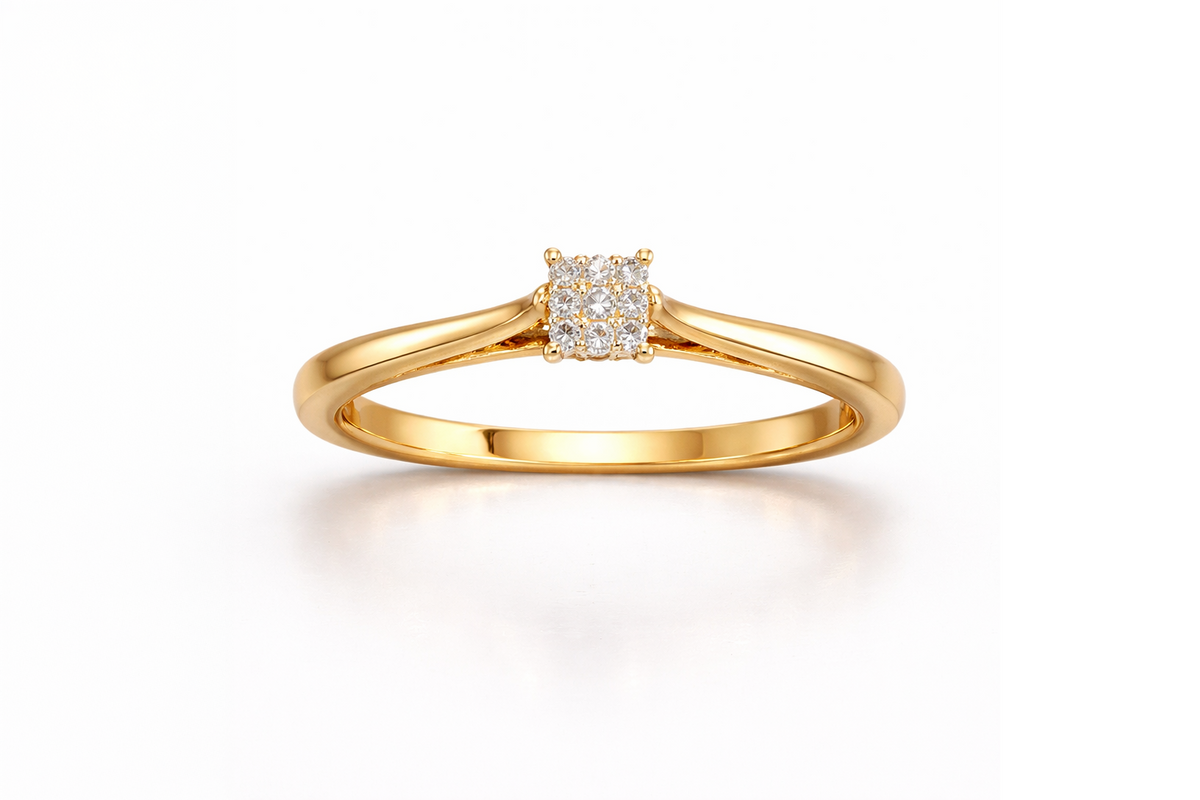 Natural Solitaire Diamond Ring